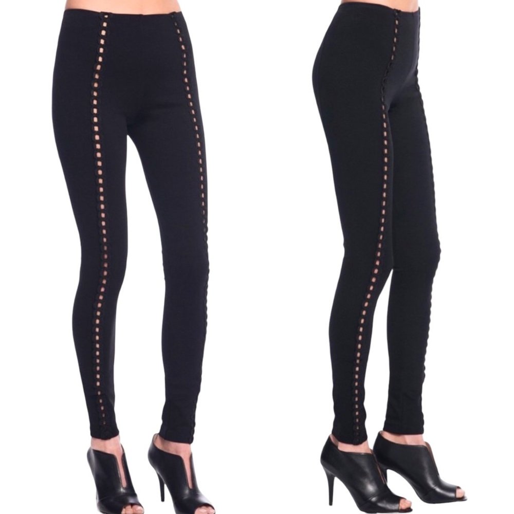 MINXX Issachar Vintage Corded Ponte Pant Equestrian Leggings in Black Size XS